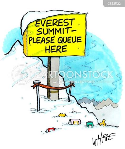 Mount Everest Cartoons and Comics - funny pictures from CartoonStock