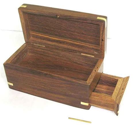 Secret Compartment Boxes | Wooden Boxes with Secret Compartments | Wooden pencil box, Wooden box ...