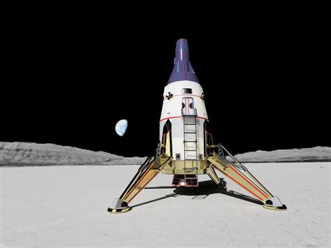 Gemini Lunar Lander by Jamie Claye | Download free STL model | Printables.com