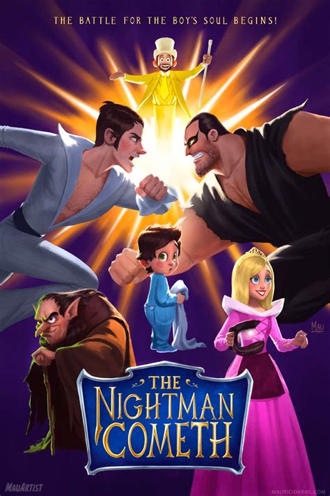 "The Nightman Cometh" Animated Movie Poster by Mauricio Abril : IASIP