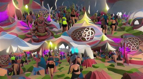 psychedelic music festival : r/nightcafe