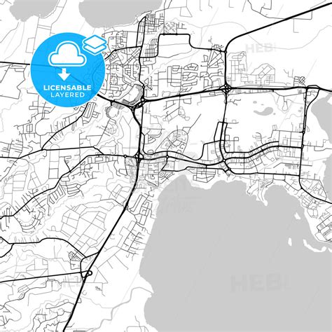 Layered PDF map of Baie-Mahault, Guadeloupe, France - HEBSTREITS