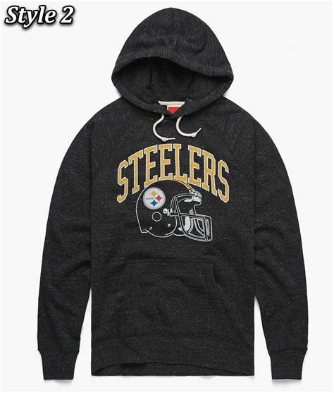 Black/Yellow Fleece Pullover Pittsburgh Steelers Hoodie