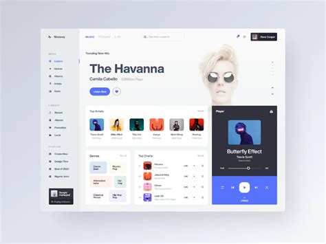 Music Player Web Application by Emmanuel Ikechukwu on Dribbble Web ...