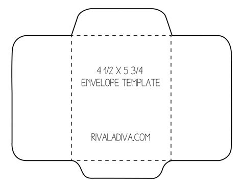 Printable Envelope Template For 4X6 Card - Printable Card Free