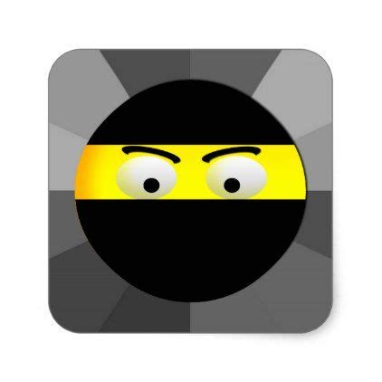 Ninja Emoji Square Stickers | Zazzle | Ninja emoji, Emoji, Gifts for boys