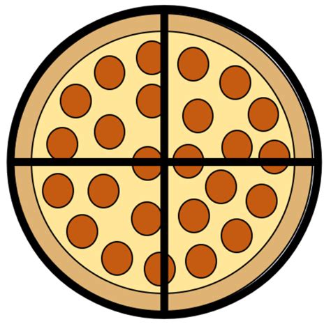 Pizza Fractions Clip Art by LilJax Education | Teachers Pay Teachers