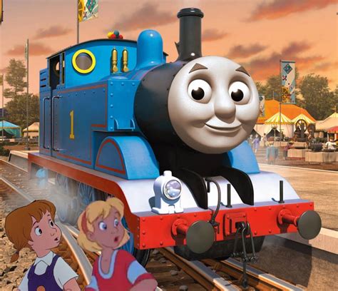 Penny and Robyn Meet Thomas by StoneKieran07 on DeviantArt