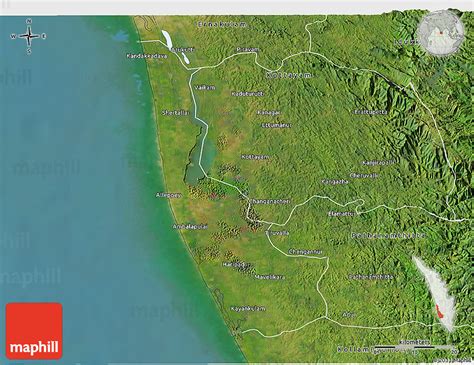 Satellite Map Kerala