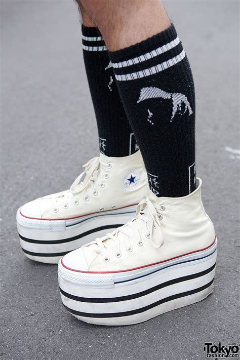 Custom Made Converse Platforms – Tokyo Fashion