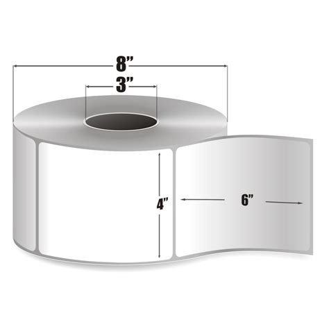 4x6 Thermal Transfer Labels - 3" Core - Lowest Prices Online