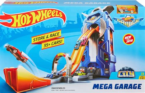 Best Buy: Hot Wheels City Mega Garage Play Set FTB68 | Hot wheels garage, Hot wheels, Playset