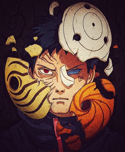 Draw tobi masks, naruto, HD phone wallpaper | Peakpx