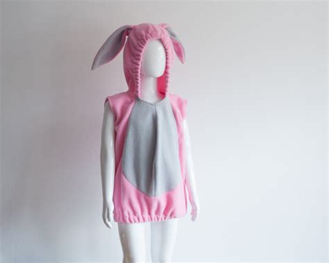 Pink Rabbit Costume Bunny Halloween Costume Party Costume in