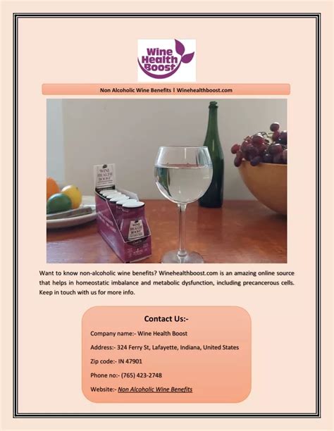 PPT - Non Alcoholic Wine Benefits | Winehealthboost.com PowerPoint ...