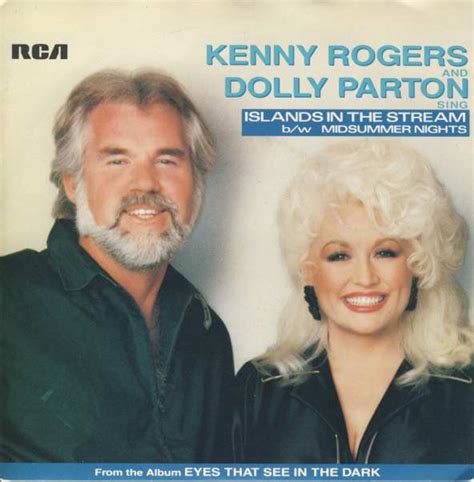 Kenny Rogers And Dolly Parton - Islands In The Stream (1983, Push-out ...