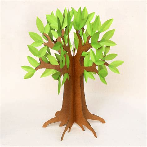 3D Paper Tree | Kids' Crafts | Fun Craft Ideas | FirstPalette.com