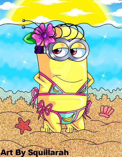 Despicable Me OC - Minion On The Beach by SkunkyNoid on DeviantArt