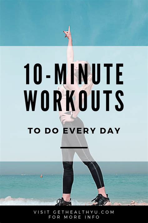 10 Minutes for 10 Days Challenge | 10 minute workout, 10 day workouts, 10 minute workout video