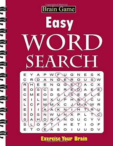 Brain Game Easy Word Search: Exercise Your Brain by Rande... https ...