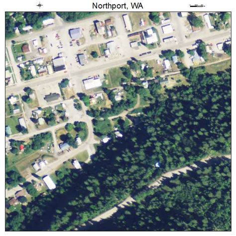 Aerial Photography Map of Northport, WA Washington