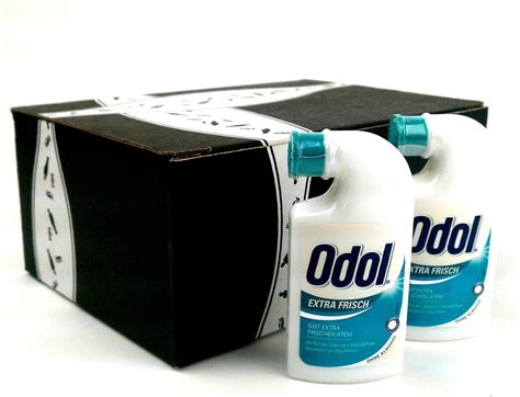 Amazon.com: Odol"Extra Frisch" Mouthwash, 1.35 oz (40 ml) Bottles in a Gift Box (Pack of 2 ...