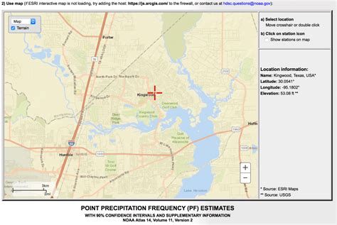 New 100-year 24-Hour Rainfall Map and Data Released by NOAA Today ...