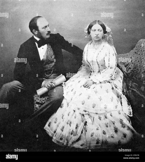 QUEEN VICTORIA and Prince Albert in 1854 when both were 35 years old ...