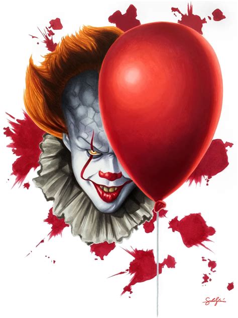 Geek Art Gallery: Fan Art Round-Up: Pennywise from It