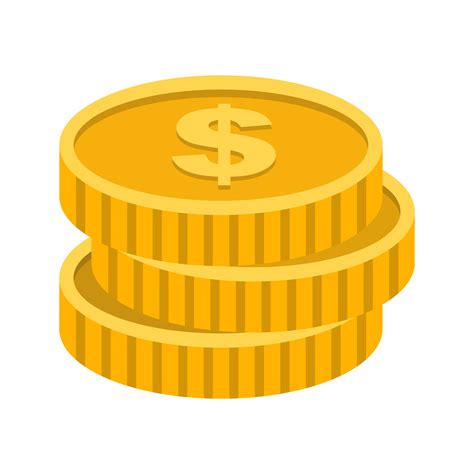 Coins Vector Icon 379337 Vector Art at Vecteezy