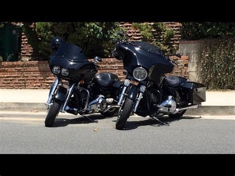 Harley Road Glide vs Street Glide - YouTube