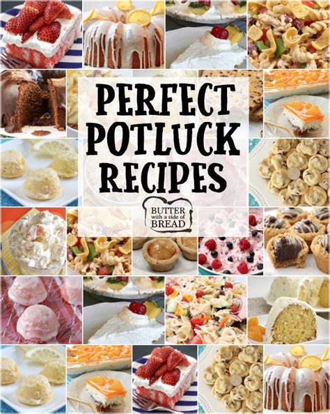 20 PERFECT POTLUCK RECIPES - Butter with a Side of Bread