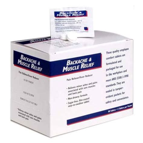 Backache & Muscle Relief Tablets - Unishield