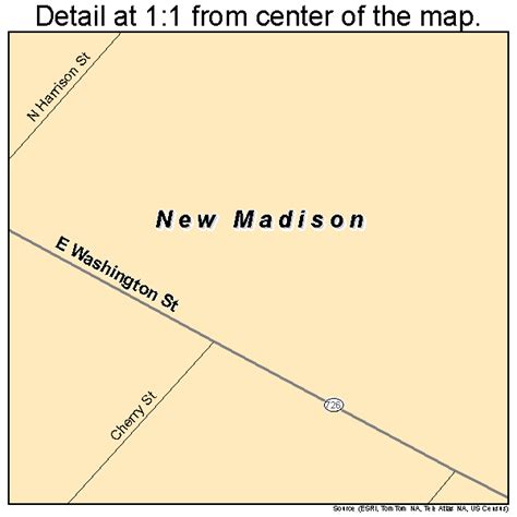 New Madison Ohio Street Map 3954978