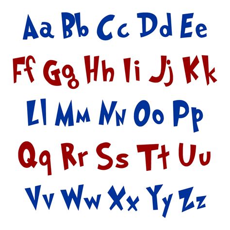 Dr Seuss Alphabet Printable - Printable Word Searches