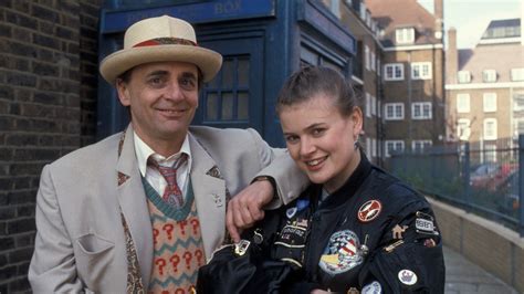 Sylvester McCoy and Sophie Aldred as the seventh Doctor and Ace in Remembrance of the Daleks ...