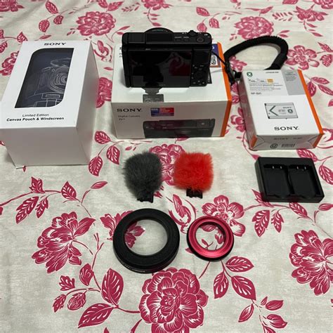 sony zv1 with accessories, Photography, Cameras on Carousell