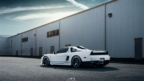 White Acura NSX Gets a Mysterious Look with Aftermarket Parts on ...