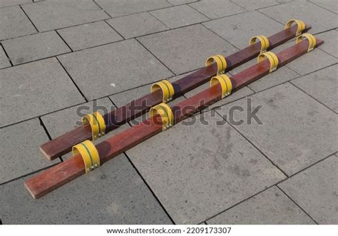 Bakiak Traditional Game Tools Build Teamwork Stock Photo 2209173307 ...