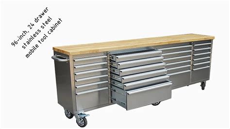 72 Inch Stainless Steel Trolley Mechanic Tool Box With Wheels/ Heavy Duty Mechanic Toolbox - Buy ...