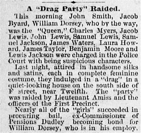 How William Dorsey Swann Became America's First Drag Queen