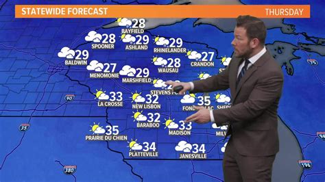 Wisconsin weather forecast for Tuesday, Nov. 27