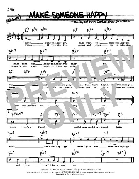 Make Someone Happy | Sheet Music Direct