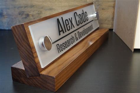 Personalized Desk Name Sign: Office Nameplate makes a by GaroSigns