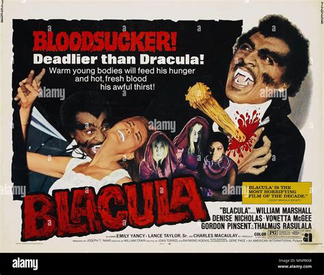 Blacula - 1972 - Vintage Movie Poster Stock Photo - Alamy