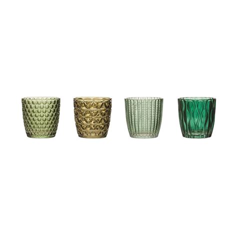 3 5 patterned glass votive holder – Artofit