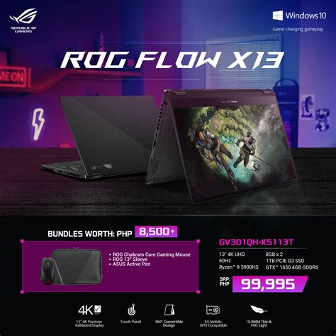 ASUS Launches the ROG Flow X13 Convertible Gaming Laptop - The Filipino Tech Explainer