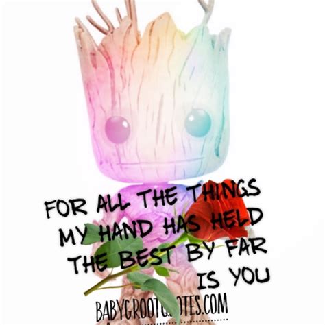 Baby Groot - Guardians Of The Galaxy Vol 2 | Official Move Fan Page: BABY GROOT | LOVE QUOTE