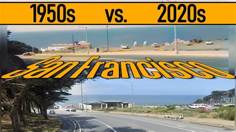 San Francisco 1950s vs 2020s 'Historic' Drive_Most of the houses still ...