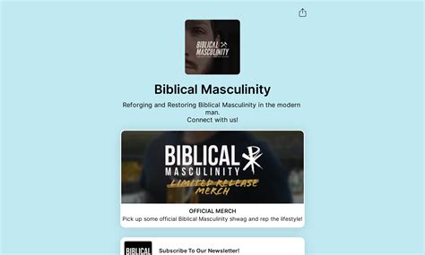 Biblical Masculinity's Flowpage